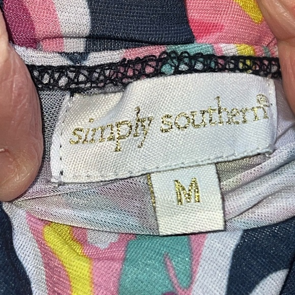 Simply Southern Three Quarters Sleeve Tassels Hem Dress - Picture 5 of 6